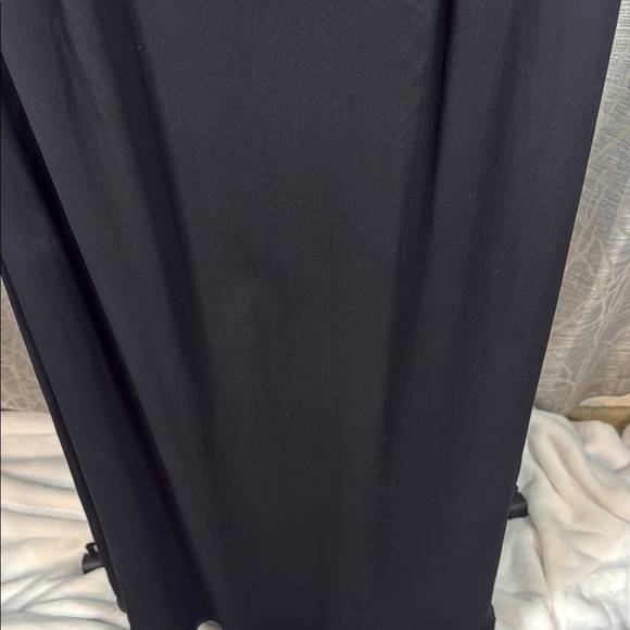 Black Beaded Lace Gown Mother of the Bride Cameron Blake Mon Cheri Size 14 - Picture 6 of 9